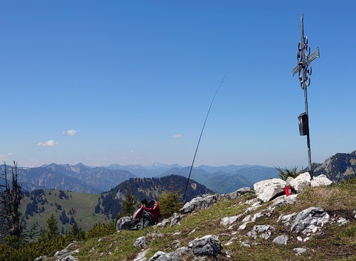 Heidwand: Blick ins Voralpenland