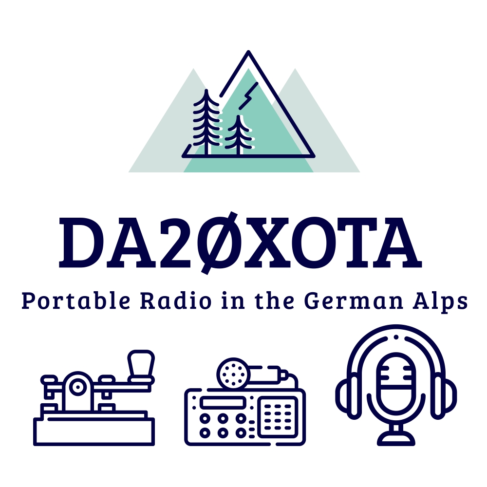 DA20XOTA Portable Radio in the German Alps